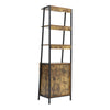 3 Drawers 4 Shelves Tall Ladder Shelf Bookcase Bookshelf Storage Display Rack UK