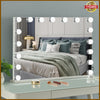 17 Dimmable LED Bulbs Hollywood Makeup Mirror Large Vanity Light Mirror Tabletop