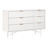 140cm Cabinet Chest of Drawers Bedroom Furniture Home Storage Bedside 6 Drawers