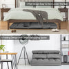 3 IN 1 Folding Lazy Sofa Bed Floor Sleeper Seat 6-Position Adjustable 2 Pillows