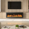 LED Fireplace Media Wall Fire Wall Mounted / Standing Electric Heater 40inch UK