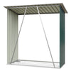 Galvanized Tool Shed Steel Log Store Wood Firewood Outdoor Garden Metal Storage