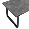 Dusk Harper Stone Effect & Black 4-6 Seater Dining Table RRP £699