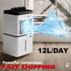 12L Dehumidifier Portable Quiet 36dB Home Air Dryer for Mould Moisture Damp Room