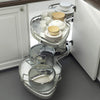 Pull out Blind Corner Basket Twin Shelves Holder Rack Soft Close Cabinet Kitchen