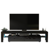 200cm TV Unit I Modern Cabinet TV Stand I Black High Gloss Doors I Free LED