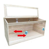 Reptile Terrarium Snake Vivarium for Lizards, Horned Frogs, Chameleons