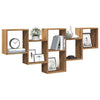 Wall Shelf Artisian Oak 159x18x66 cm Engineered Wood