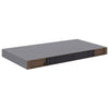 Floating Wall Shelf Grey 50x23x3.8 cm MDF