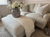 Dusk Hampshire 3-Seater, 2 Seater, Loveseat And Pouffe In Beige