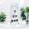 3 Tier Metal Plant Stand Ladder Flower Pot Display Rack Shelf Indoor & Outdoor
