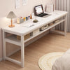 White Side End Table Console Table Living Room Bedroom Storage Rack 100X40X72Cm