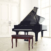 Piano Bench W/ Padded Cushion PU Leather Piano Stool Double Duet Seat w/Storage