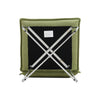 Green Linen Fabric Upholstered Leisure Armchair Accent Chair w/Chrome Metal Leg