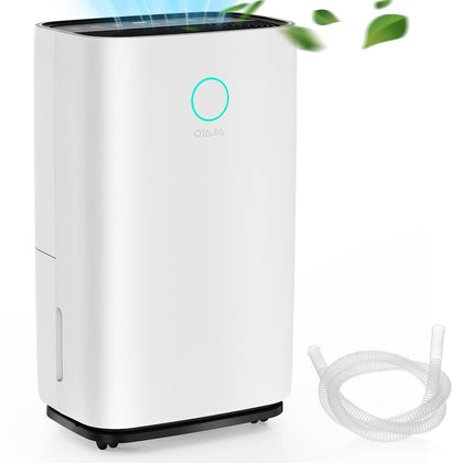 25L Dehumidifier Air Purifier with Humidistat LCD Display for Home Laundry UK