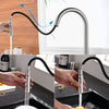 360° Modern Kitchen Sink Mixer Taps Pull Out Spout Spray Single Lever Mono Tap
