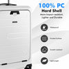 Costway 20'' Carry On Luggage Lightweight PC hardshell suitcase w/Front Pocket