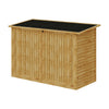 Triple Wheelie Bin Storage Wooden Garbage Bin Shed Outdoor Garden Store Cover