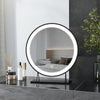 Round Hollywood Vanity Mirror With LED Touch 3 Lights Dressing Table Make-up