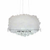 Modern Feather Light Shade Crystal Pendant Light Bedroom Chandelier Ceiling Lamp