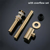 Brass Basin Bottle Tube Waste Water Drain Plumbing P-Trap Drain Brushed Gold UK