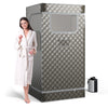 Portable Steam Sauna Home Full Body Sauna Box w/3L Steam Generator