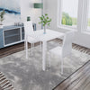 Muti Types Dining Table Kitchen Room Glass Top Metal Frame Table Desk Only Table