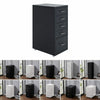 Office Home Metal Filing Cabinet Cupboard on Castors Cabinet 3-10 Drawer Storage