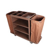 Janitorial Trolley Cleaning Cart Housekeeping Cleaner Cart 4 Tier w/ Bag Hotel