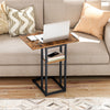 C Shaped Side Table Foldable Coffee Table Bedside Table 39 x 26 x 64 cm