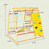 8-in-1 Kids Jungle Gym Playset Toddlers Indoor Wooden Climbing Toy Play Set