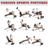 Foldable Dumbbell Bench Weight Training Fitness 7 Incline Adjustable Workout Gym