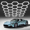 28x Hexagon LED Lighting Car Detail Home Garage Workshop Retail Without Border#