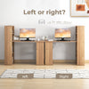 Modern Computer Desk Reversible Writing Desk Home Office Workstation w/ Shelf