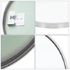 Large Round Wall Mounted Mirror Circular Unit with Black/Gold/Silver Steel Frame