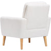 Modern Accent Chair Sherpa Fabric Upholstered Leisure Armchair Single Sofa Chair