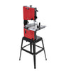 Steel Bench Top Bandsaw 245mm Woodwork Band Saw Tilted Cutting Table Garage 370W