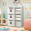 Children's Toy Storage Playroom Shelf Rack Kids Organiser Drawers Cabinet Box