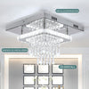 30CM Modern LED Crystal Ceiling Light Square Minimalist Lamp Living Room Zndpeah