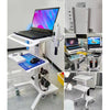 Medical Dental Lab Trolley Cart with Socket Dental Intraoral Scanner Mobile Cart