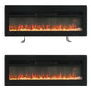 40-100in LED Fireplace Media Wall Fire Wall Mounted / Standing Electric Heater