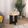 Mid Century 50cm Round Coffee Table Side Table for Living Room&Apartment Wooden