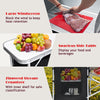 2-Tier Folding Camping Table Portable Kitchen Cook Station Aluminum Grill Table