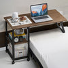 Over Bed Table Storage Shelf Aid Hospital Height Adjustable Laptop Tray Trolley