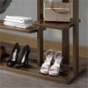 Modern Minimalist Wooden Clothes Rail Rack Garment Stand Bedroom Storage Shelves