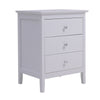 3 Drawer Bedside Table Cabinet Chest of Drawers Nightstand Bedroom Lamp Tables
