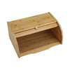 Natural Bamboo Wood Bread Box Bread Bin Storage Loaf Kitchen Food Container Box