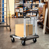 Portable Folding Push Trolley Pull Cart Collapsible Extensible Pallet Sack Truck