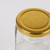 72x196ml (7oz approx) Hexagonal Jam Jars Storage Preserve Pickles Mini Jars Lid