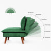 Velvet Sofa with 2 Pillows 2/3 Seater Modern Couch Love Seat Settee Home Office